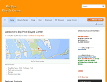 Tablet Screenshot of bigpinebikes.com